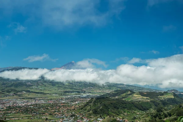 Vista Sull Isola Tenerife Anaga Rural Park Road — Foto Stock