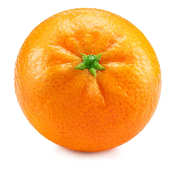 Ripe Tangerine Fruit Isolated White Background Organic Tangerines Fruits — Φωτογραφία Αρχείου