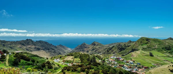 Vista Sull Isola Tenerife Anaga Rural Park Road — Foto Stock