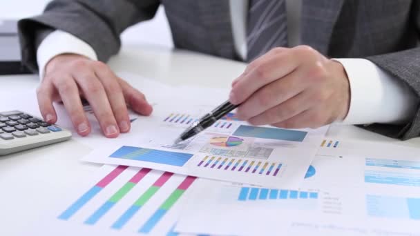 Анализ бизнес-графа — стоковое видео
