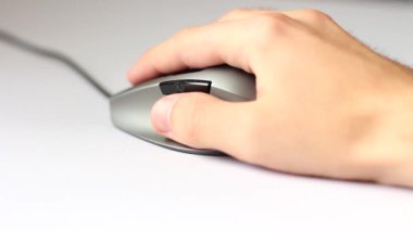 izole optik bilgisayar fare kullanma.