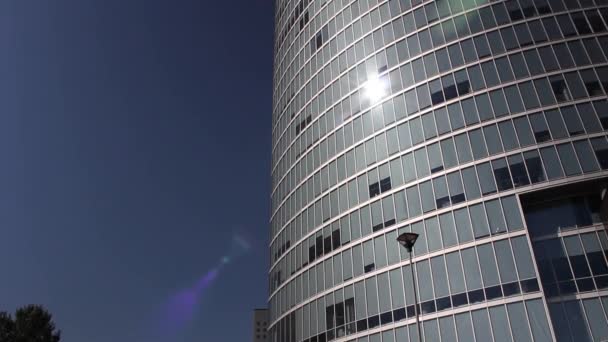 Grattacielo - costruzione di successo aziendale — Video Stock