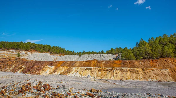 Province Huelva Spain Landscape Riotinto Mine Famous Exploitation Minerals — Stockfoto