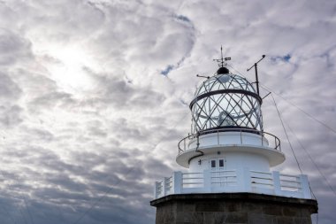 Estaca de Bares, Cape, Man, Galicia, kuzey, İspanya, Atlantik Okyanusu, Cantabrian Denizi, deniz feneri, Punta Estaca de Bares,
