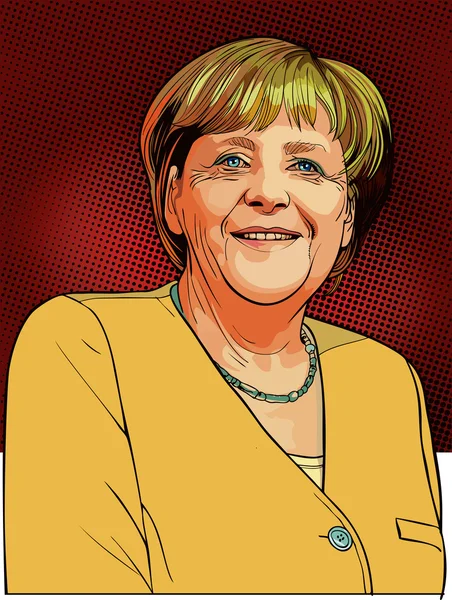 Angela Merkel vagyok. — Stock Fotó