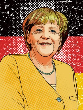 Angela Merkel clipart