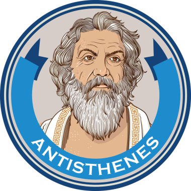 Antisthenes çizgi sanat filozofu