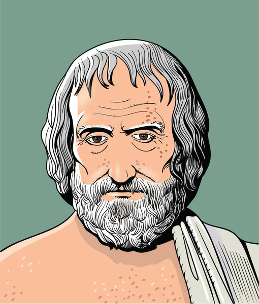 Euripides Een Tragedie Van Het Klassieke Athene Samen Met Aeschylus — Stockvector