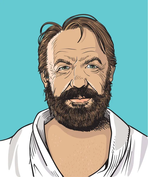 Caricatura De Ernest Rutherford Ernest Rutherford Stock Illustrations,