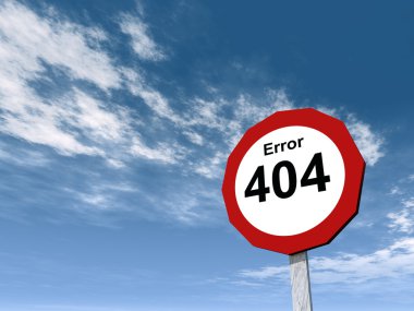 Error 404 clipart