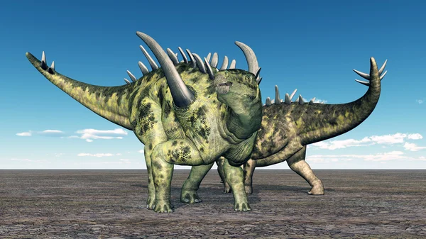 Dinosaur Gigantspinosaurus — Stock Photo, Image