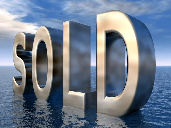 The Word SOLD — Stock Photo, Image