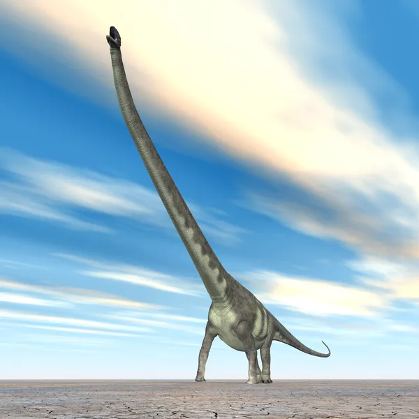 Dinossauro Mamenchisaurus — Fotografia de Stock