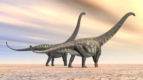 Dinosaur Mamenchisaurus — Stock Photo, Image