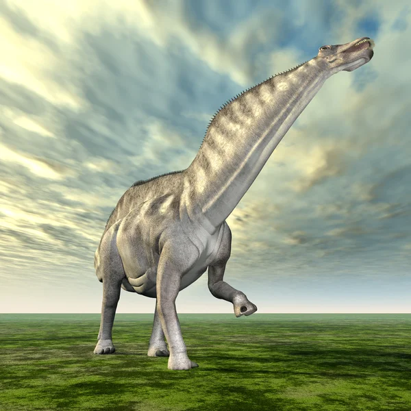 Dinosaur Amargasaurus – stockfoto