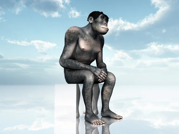 Homo Habilis - Evolución humana — Foto de Stock