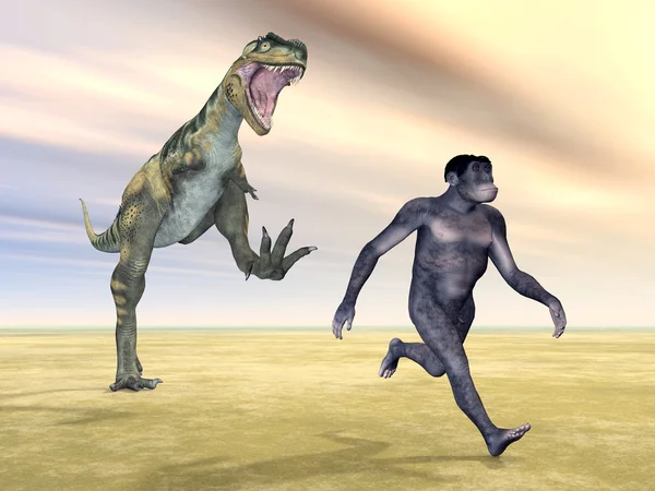 Homo habilis – ewolucji człowieka — Zdjęcie stockowe