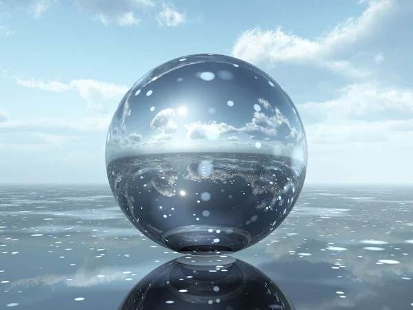 Glass Sphere — Stock Photo, Image