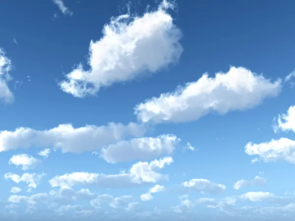 Blue Sky with Clouds — Stock Photo, Image