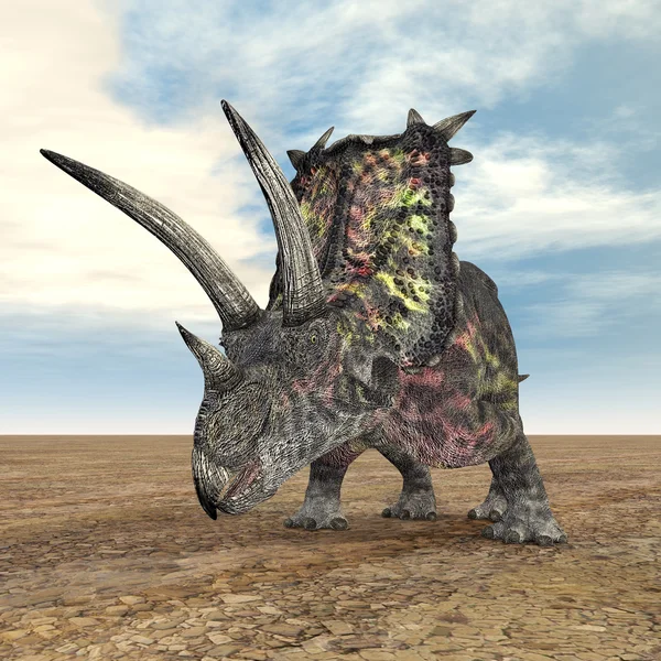 Dinossauro Pentaceratops — Fotografia de Stock