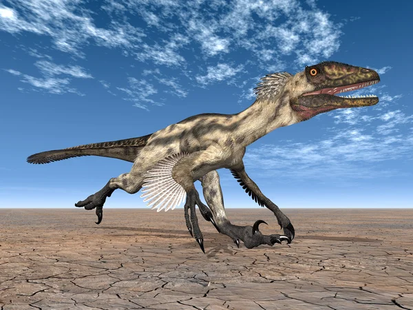 Dinosaurie deinonychus — Stockfoto