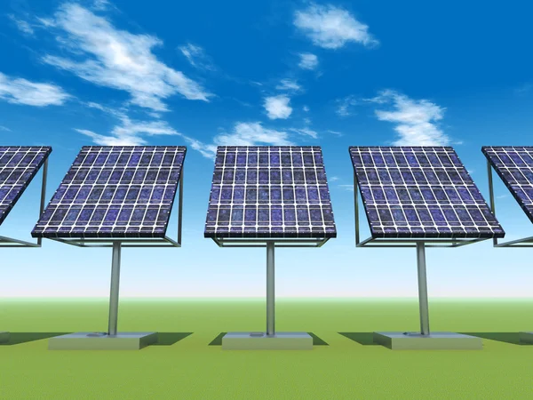 Solar Power Plant — Stock Photo, Image