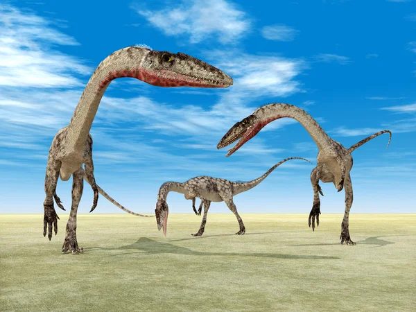 Динозавр coelophysis — стокове фото