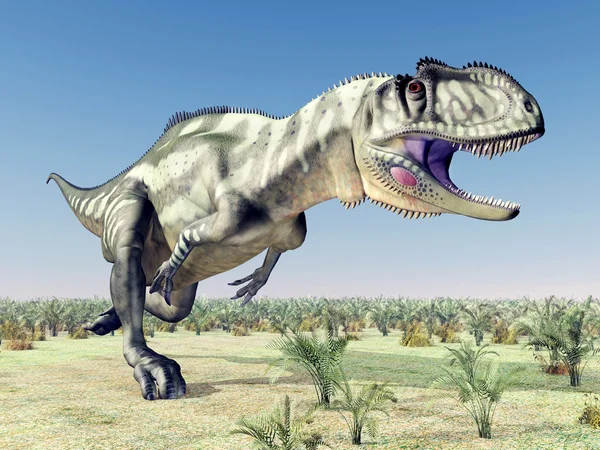Динозавр Янчуанозавр — стоковое фото