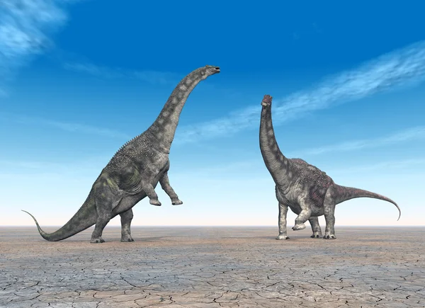 A diamantinasaurus dinoszaurusz — Stock Fotó