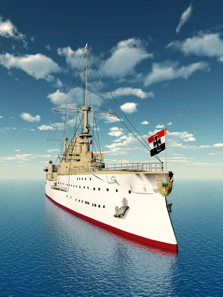 Bepansrade kryssaren sms scharnhorst — Stockfoto
