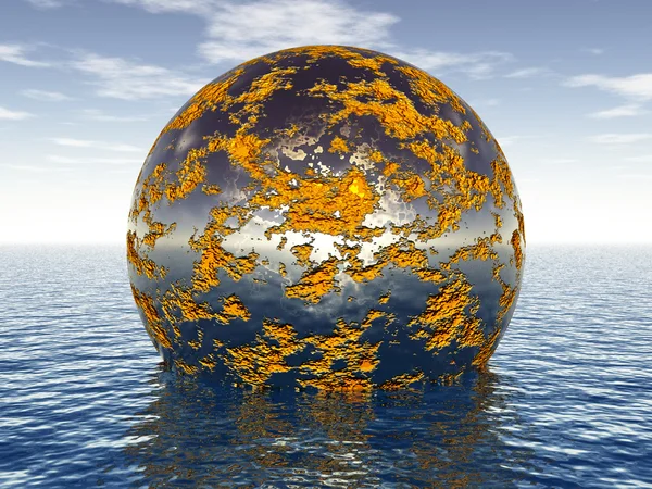 Rusty Sphere — Stock Photo, Image