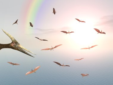 okyanus pteranodon Ingens yelken