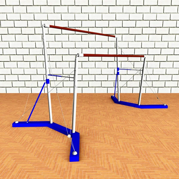 Uneven Bars — Stock Photo, Image