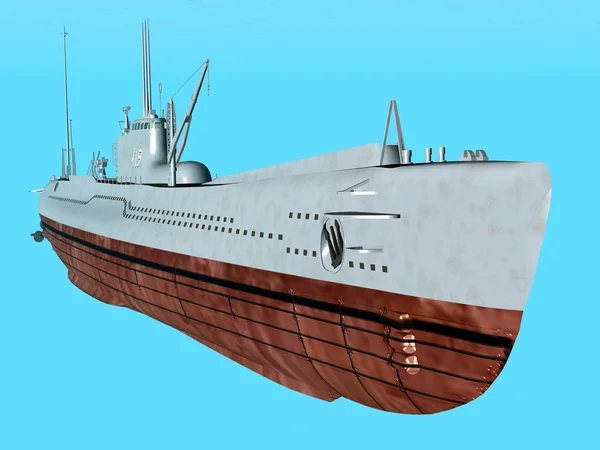Japansk ubåt — Stockfoto