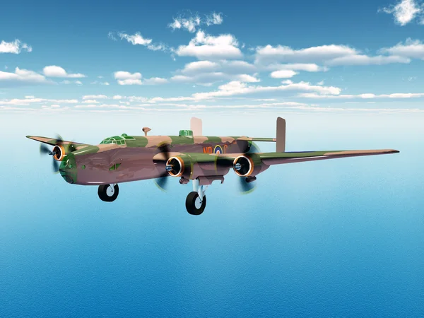 Heavy Bomber Halifax — Stock Photo, Image