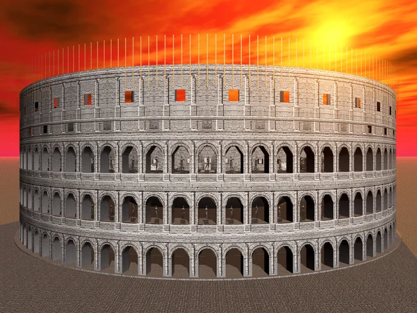 Het colosseum — Stockfoto