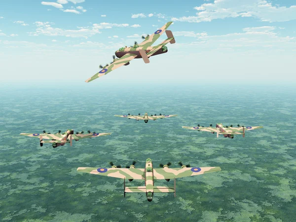 Heavy Bomber Halifax — Stock Photo, Image