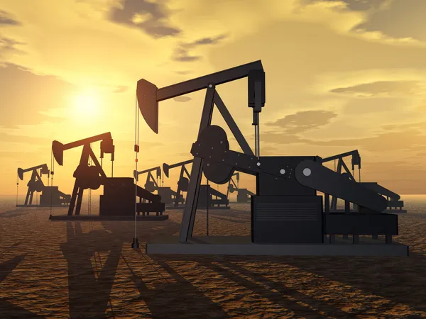 Oliepompen — Stockfoto