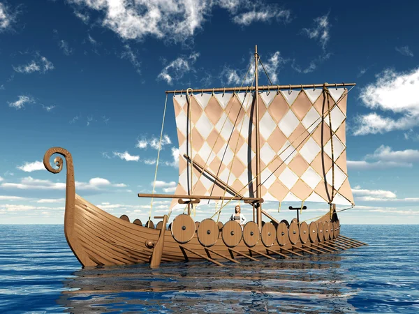 Viking Ship — Stock Photo, Image