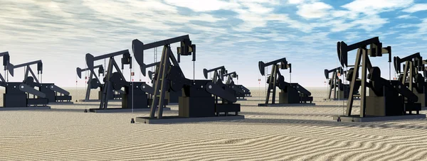 Oil Pumps — Stock Photo, Image