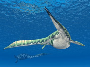 Deniz sürüngen hupehsuchus
