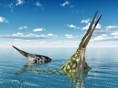Deniz sürüngen hupehsuchus