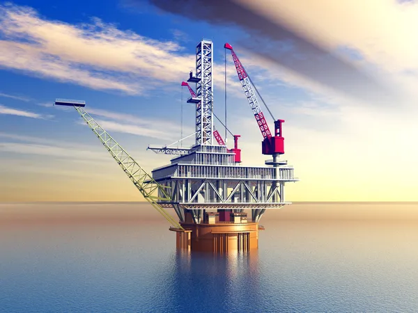 Oil Platform — Stock Photo, Image