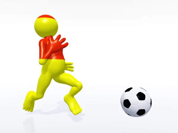 Soccer Player — Stock Photo, Image