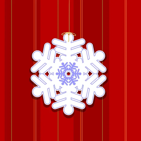 Hanging Snowflake — Stock Photo, Image