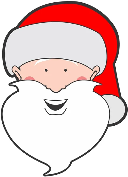 Santa Clause Head — Stock Photo, Image