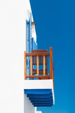 Yunan Kiklad evde balkon
