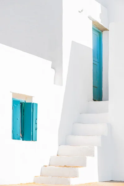 Traditioneel huis detail van sifnos, Griekenland — Stockfoto