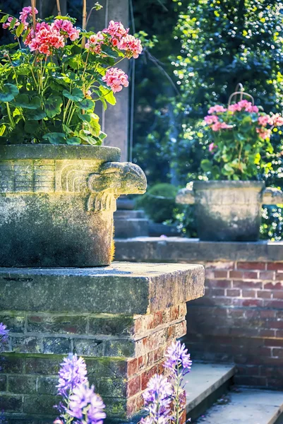 Tuin klassieke vazen — Stockfoto