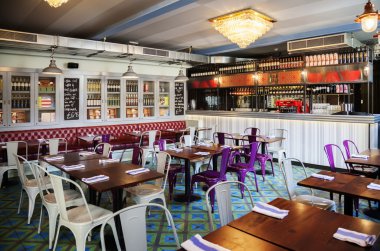 şık bir İtalyan restoranı
